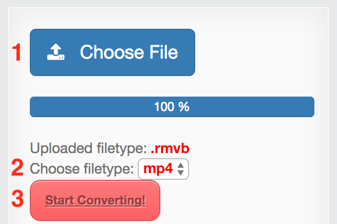 How to convert RMVB files online to MP4